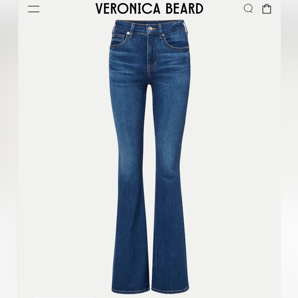 Veronica Beard - Beverly High Rise Skinny Flare Jean, size 23, BNWT - Picture 9 of 12
